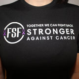 Fight Back Stronger Black Gym Shirt